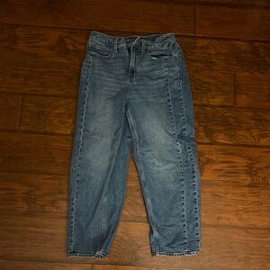 Old Navy high waisted barrel ankle jeans